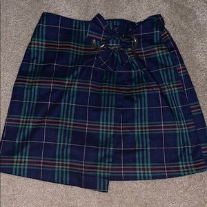Wild Fable plaid skirt with tie